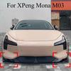 For XPeng Mona M03 2025 Front Lip Surround Shovel Front Bumper Crash Strip Corner Retrofit Accessories Blackening Automobiles
