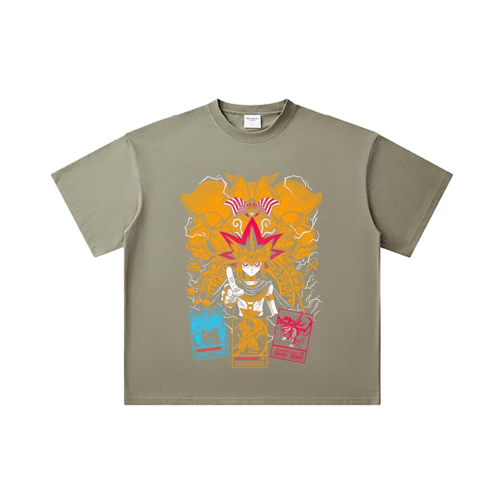 260 GSM Double Yarn 32 Count 100% Cotton Yu-Gi-Oh V1 Exodia Print Unisex Heavy Cotton T Shirt