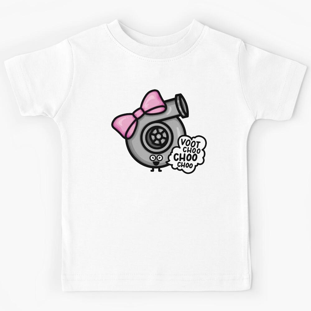 What Does The Cutest Turbo say - Pink Bow Kids T-Shirt 100