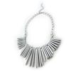 Les Trésors De Lily [N0302] - Silver 'Kilimanjaro' Necklace