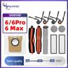 Main & Side Brushes, Filters, Roller Mop, Dust Bag for Xiaomi Robot 6/6Pro/6Max