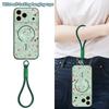 Little Floral Pattern Hand Strap Case For iPhone 17 Pro Max iPhone 16 15 14 13 Pro Max Magnetic For Magsafe Hybrid TPU+PC Matte Cover