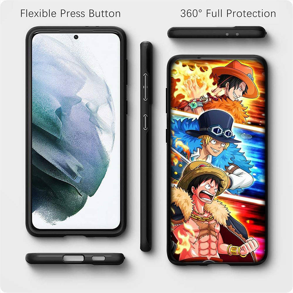 Für Samsung Galaxy S24 S23 iPhone 16 15 14 Xiaomi Redmi Note 13 12 11 10Plus 9 Pro Max X XR Handyhülle Lovely Nico Robin One Piece Luffy OPPO Huawei