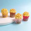 100 Pieces Artificial Popcorn Buckets Miniature Doll House Food Toys Figures for DIY Kitchen Room Tableware Birthday Party Decor