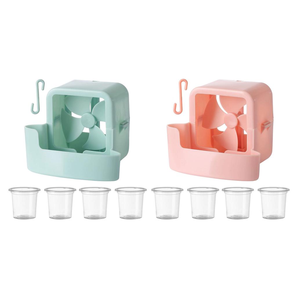 Electric Fan Cooling Storage Box Ice Storage Box Fast Cooling Portable Household With Hanging Hook For Electric Fan