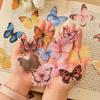 1pack/40pcs Colorful Butterfly Sticker Pack, Vivid Butterfly Stickers for Handbooks, Planners, Laptop Decals