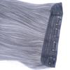 Clip In Hair Extensions For Women One Piece 5Clips Straight&Wavy Hair Black Gray Ombre Color Cosplay Hairpieces