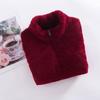 Women's Fall/Winter Coral Fleece Warm Vest, Solid-Color Outdoor Fleece Vest, Simple Zipper Commuter Sleeveless Jacket