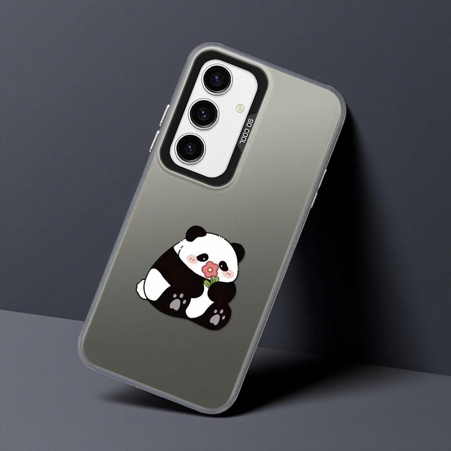 Cute Cartoon Panda Soft Cover Phone Case for Samsung Galaxy A54 A73 A35 A71 A26 A36 A51 A56 A55 A52 A72 A53
