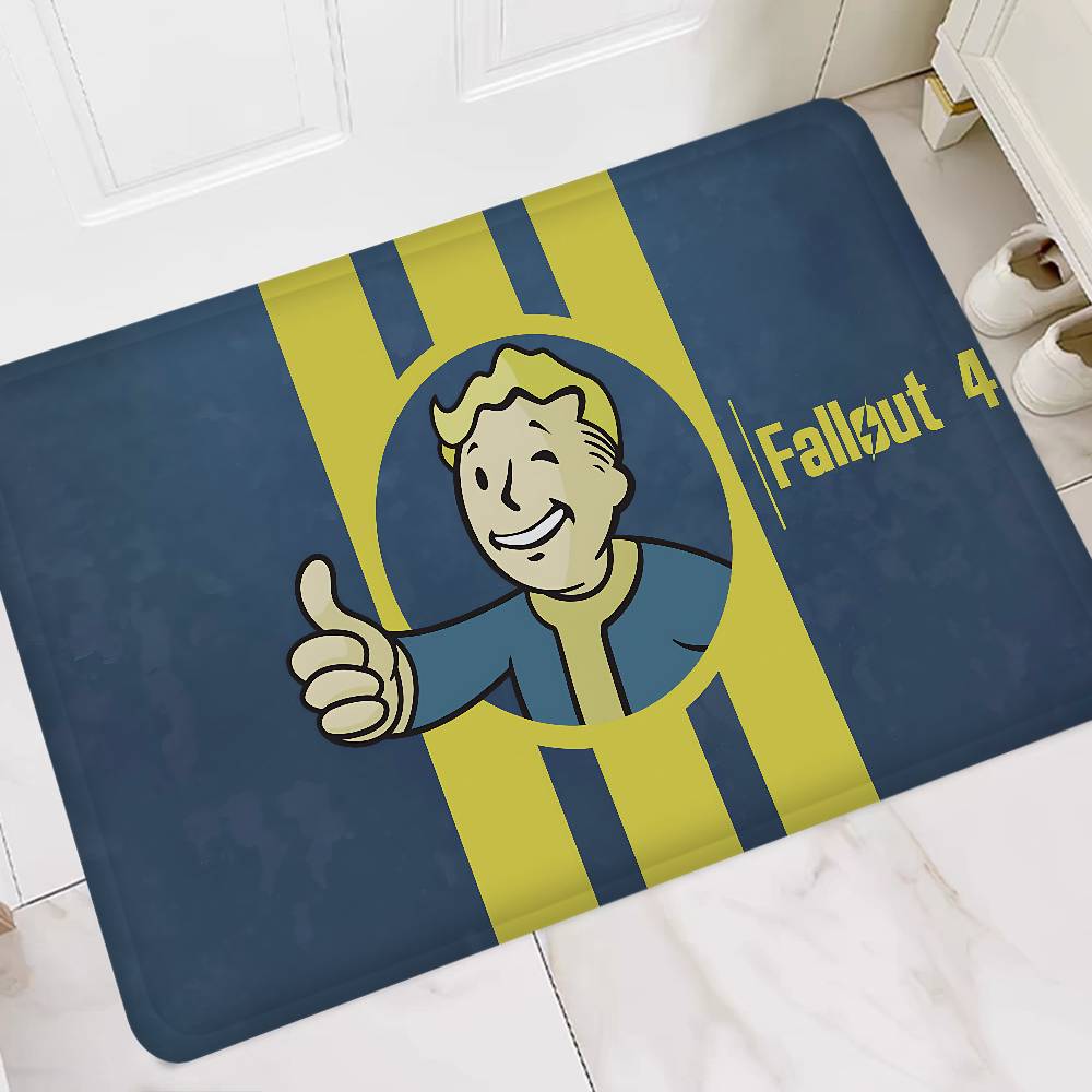 Game Vault Tec F-Fallout Kamer Matten Antislip Absorbeert Water Lange Strip Kussen Slaapkamer Mat Huishoudelijke Tapijten