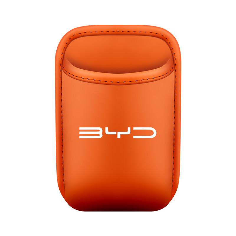 1pc Leather Car Cup Holder Storage Rack Multi Functional Storage Box Beverage Rack For Byd Atto 3 Song Han EV Tang Yuan Qin DM