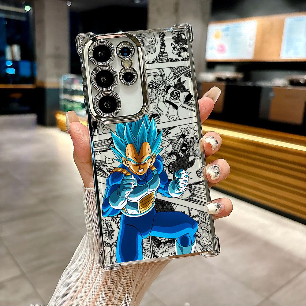 Gogeta Goku Cartoon Dragons Balls Coque For Galaxy S26 Phone Case For Samsung S26 S25 S24 S23 S21 Ultra S20 FE S25 Plus 5G Cover