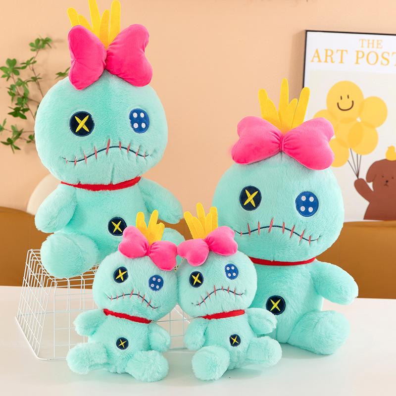 40cm  Cute Stitch Friend Scrump Plush Toy Soft Stuffed Sleeping Pillow Plush Dolls Room Decoration Holiday Xmas Gift