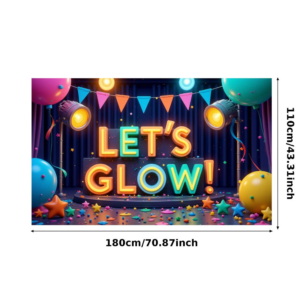 Photo Prop LED Neon Banner Party Decoration Glow Effect Neon Sign For Festival Decoration Party Celebration Night Event