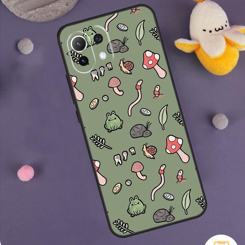 

Милый Мультяшный Лягушачий Коллаж Чехол для Xiaomi 15 14 Ultra 13T 14T 15T 17 Pro Max POCO F8 Ultra X5 X6 X7 F5 F6 F7 Pro Обложка Xiaomi 13T (13T Pro)