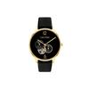 Ceas Mecanic Automat Curea Piele 38Mm Cadran Negru Ceasuri Dama 25200123