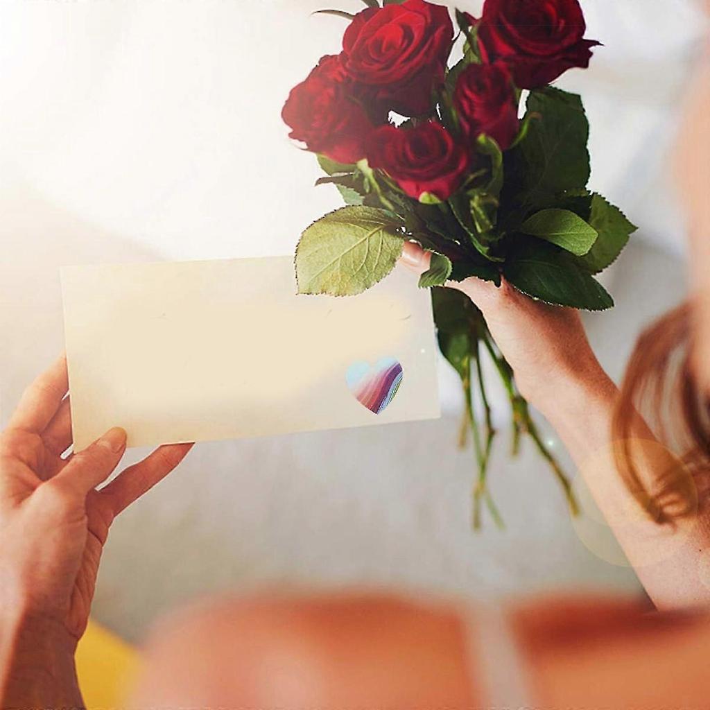 1000 Pcs Valentine's Day Gift Sticker Heart Labels Self-Adhesive Sticker Decorative Sticker Party Supplies for Wedding New Arrival