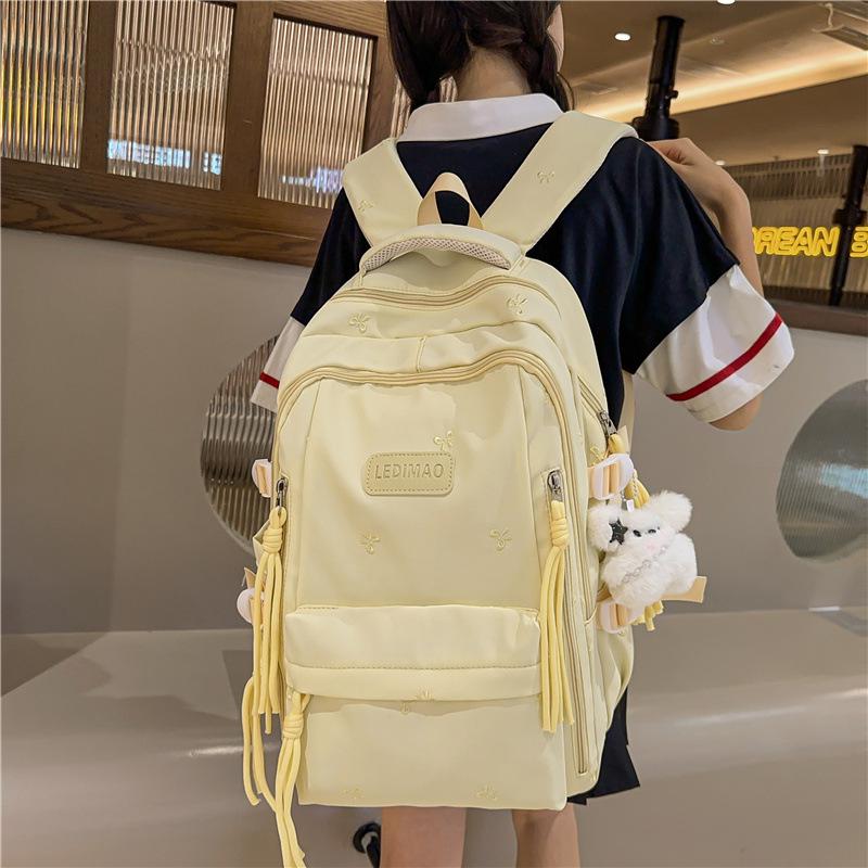 Charming Japanese Style Backpack for Junior High Girls