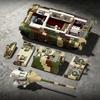 Military Jagdtiger Sd.Kfz. 186 Heavy Tank Destroyer Building Blocks German Hunting Tiger II Tank Armored Vehicle Bricks Toy Gift