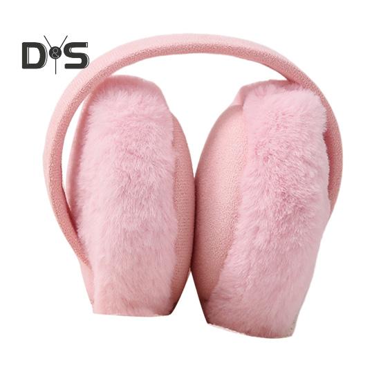 

Женские зимние наушники, толстые плюшевые наушники для защиты ушей, ветрозащитные, регулируемая длина, складные, противоскользящие, для езды на работу, катания на лыжах, наушники с повязкой на голову розовый