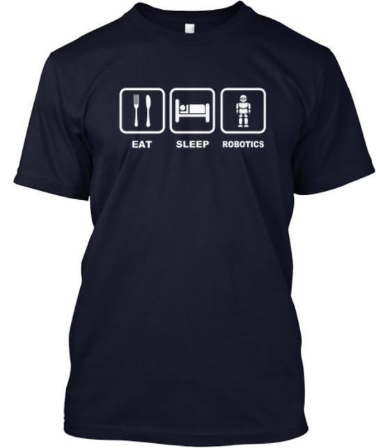 

Robotics Tee T-shirt Made in the USA Size S to 5XL S