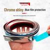 Chrome Anti-Collision Car Trim: Adhesive, Electroplated, Bright Silver Protective Strips