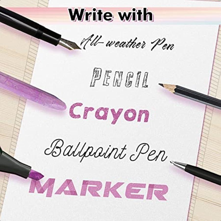 Printable Waterproof Paper for Inkjet Printer 8.5x11 In 30 Sheets Matte White Vinyl Printer Paper NonTearable Durable Quick Dry