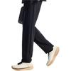 Anta Training Series Micro-Elastic Fleece Straight-Leg Elastic Knitted Sports Pants Men Bottoms Basic-Black 152447314N-3