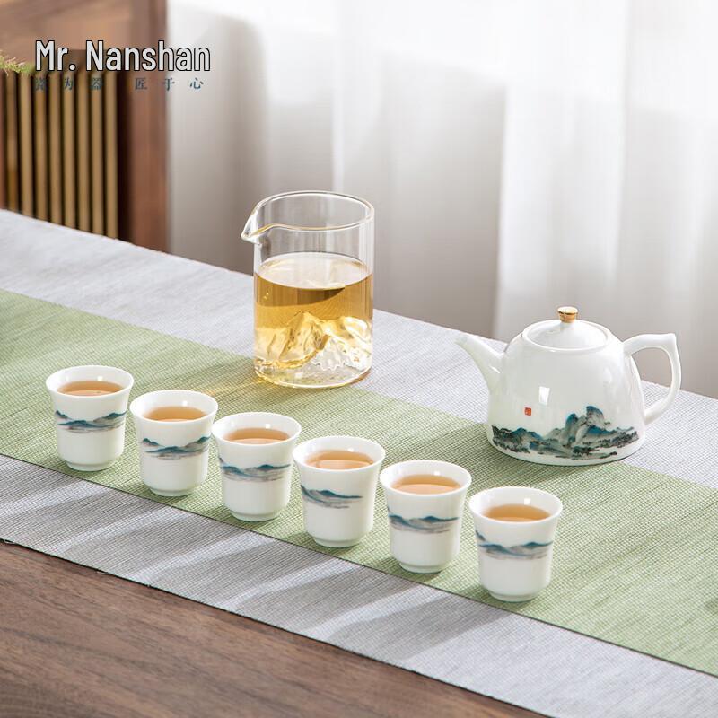 Nanshan Mr. Chinese Kung Fu Tea Set - Thousand Miles of Rivers and Mountains
