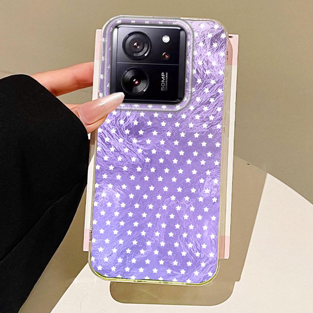 Gradient Colorful Stars Women Girls Phone Case for Xiaomi 13T 14T 11 Lite Poco X5 M6 Pro X6 X3 Pro NFC C75 C71 C65 C61 M5S Cover