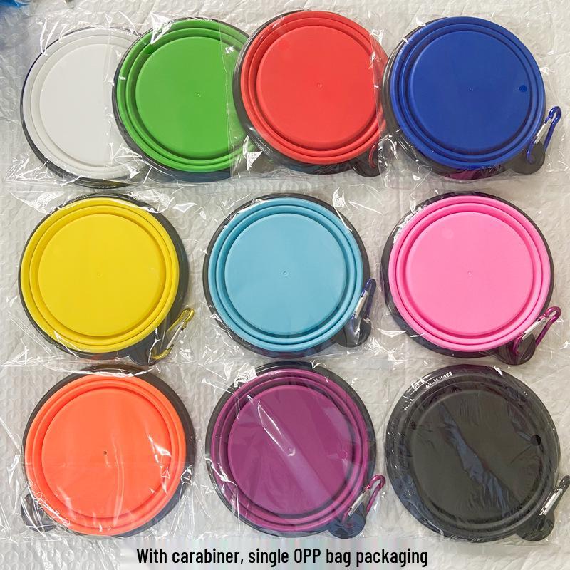 Collapsible Silicone Pet Bowl for Outdoor Travel (Dog & Cat)