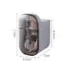 Automatic Toothpaste Squeezer Transparent Wall Mount Toothpaste Dispenser Waterproof Toothpaste Holder Rack Bathroom Accessories