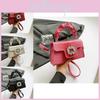Chic Stylish Pu Leather Handbag For Women Small Square Bag In Black White Red Pink Brown Green