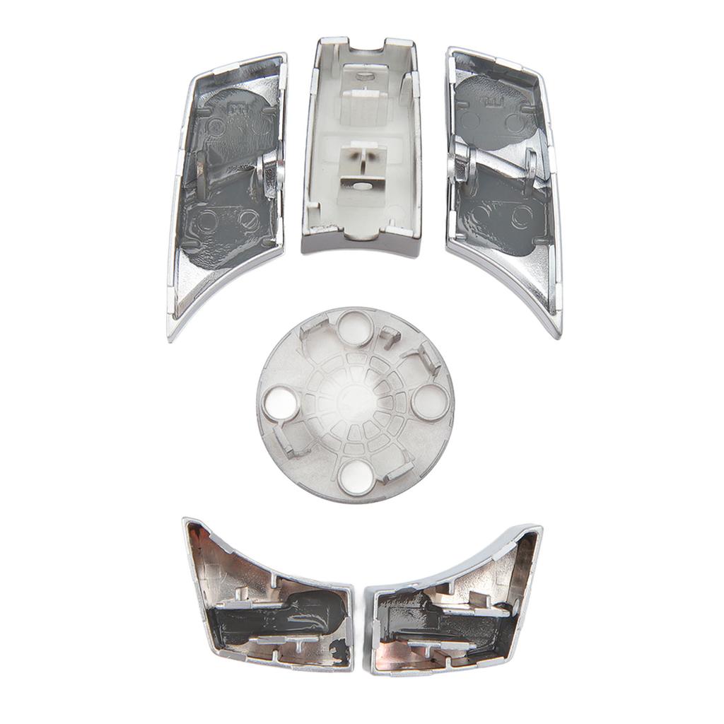 6Pcs Central Control Multimedia Button ABS Silver Plated for BMW F20 F21 F22 F23 F87 F30 F31 F34 F35 F32 F33 F36 F82