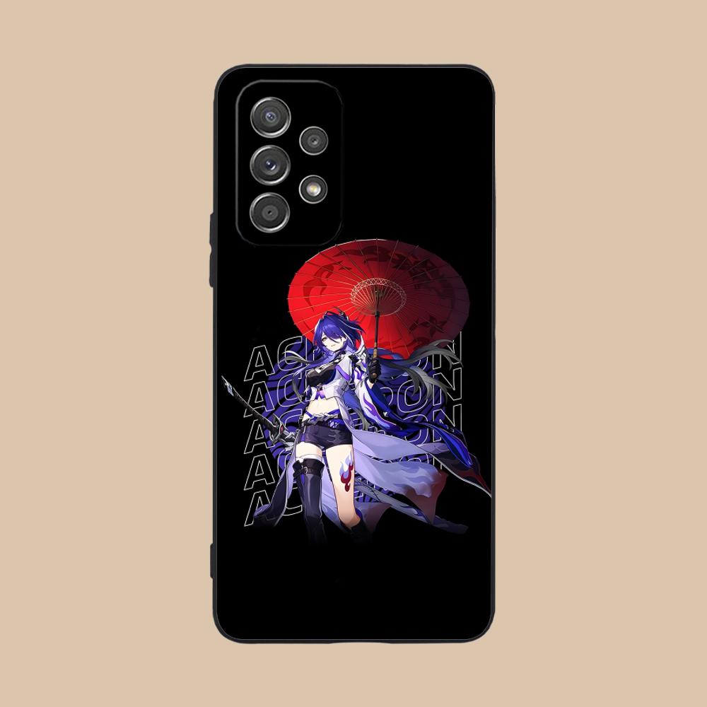 HSR Acheron Matte TPU Mobile Phone Case for Samsung Galaxy A56 55 54 53 52 51 36 35 34 23 16 15 5G Colorful Cover