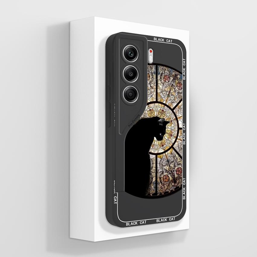 Coques For Tecno Camon 40 Pro 5G Cover Cases Fashion Graceful Flowers Patterns Smooth Liquid Silicone Anti Fall Protective Shell