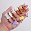 DIY Steel Wood Mini Pocket Knife Car Keychain Fishing Accessory and Bottle Opener