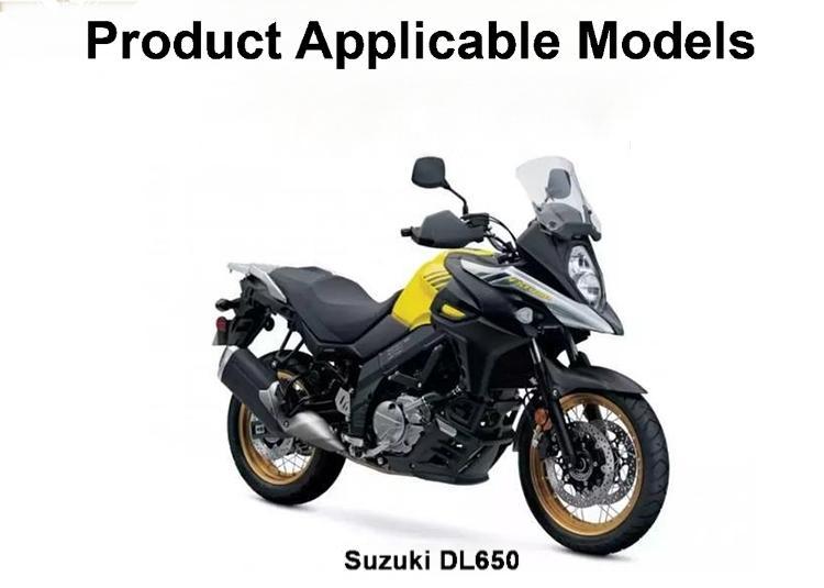 For Suzuki DL650 Modified Heightened Windshield Front Cool Race Windshield Motorcycle Windshield Thickened Deflector Accessories