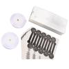 150Pcs Cookie Baking Package Bags Snack Biscuit Semitransparent Plastic Packaging with Accessories