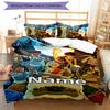 3pcs Custom Name Avatar The Last Airbender Bedding Set Duvet Cover Closure Includes 1 Duvet Cover & 2 Pillowcases for All Seasons Bedroom Decor