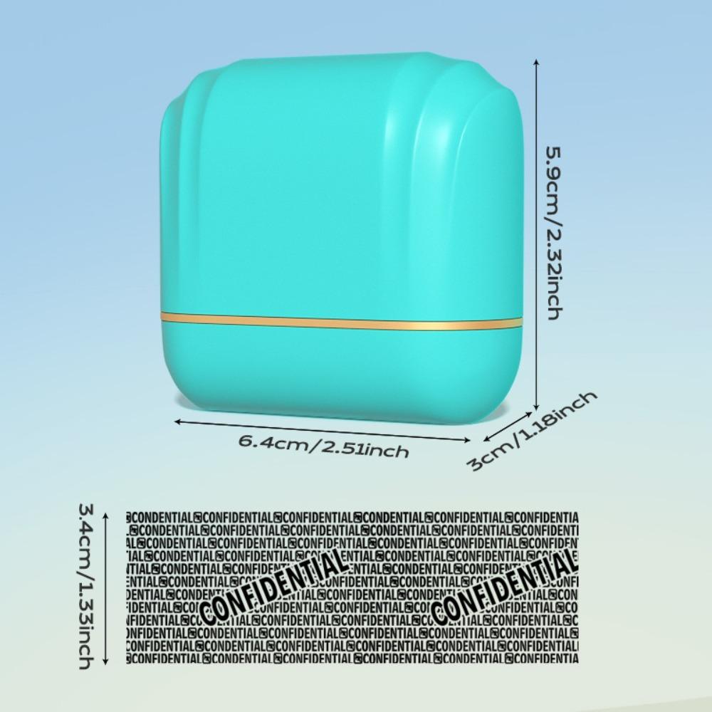 

Wide-sized Identity Privacy Roller Privacy Security Seal Privacy Protection зелений