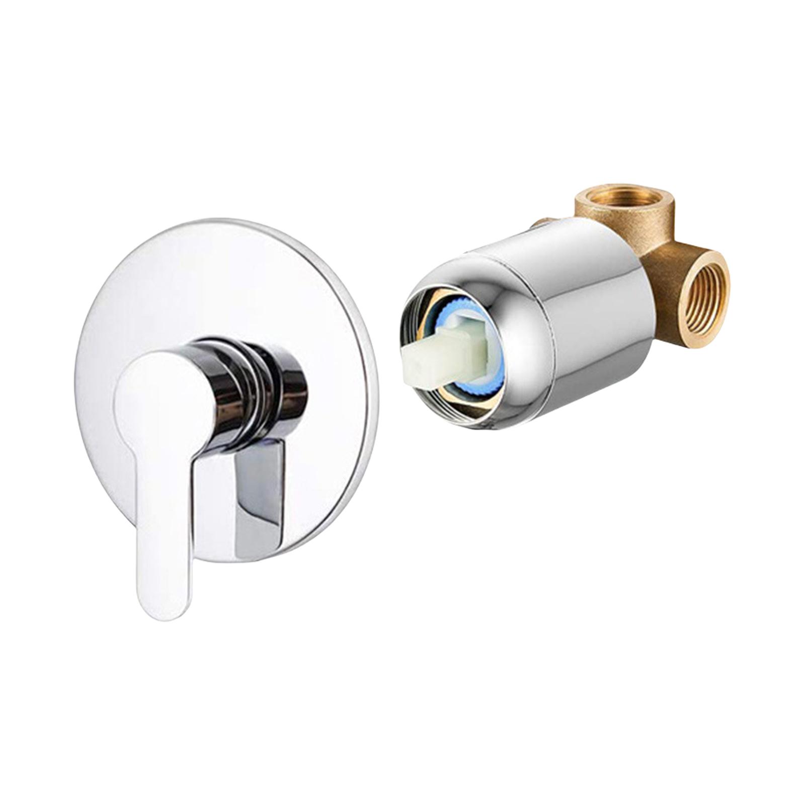 Upgrades Shower Valves Easy Installs Concealed Shower Control Valves Bathroom Accessories Brass for Single Handle Valves