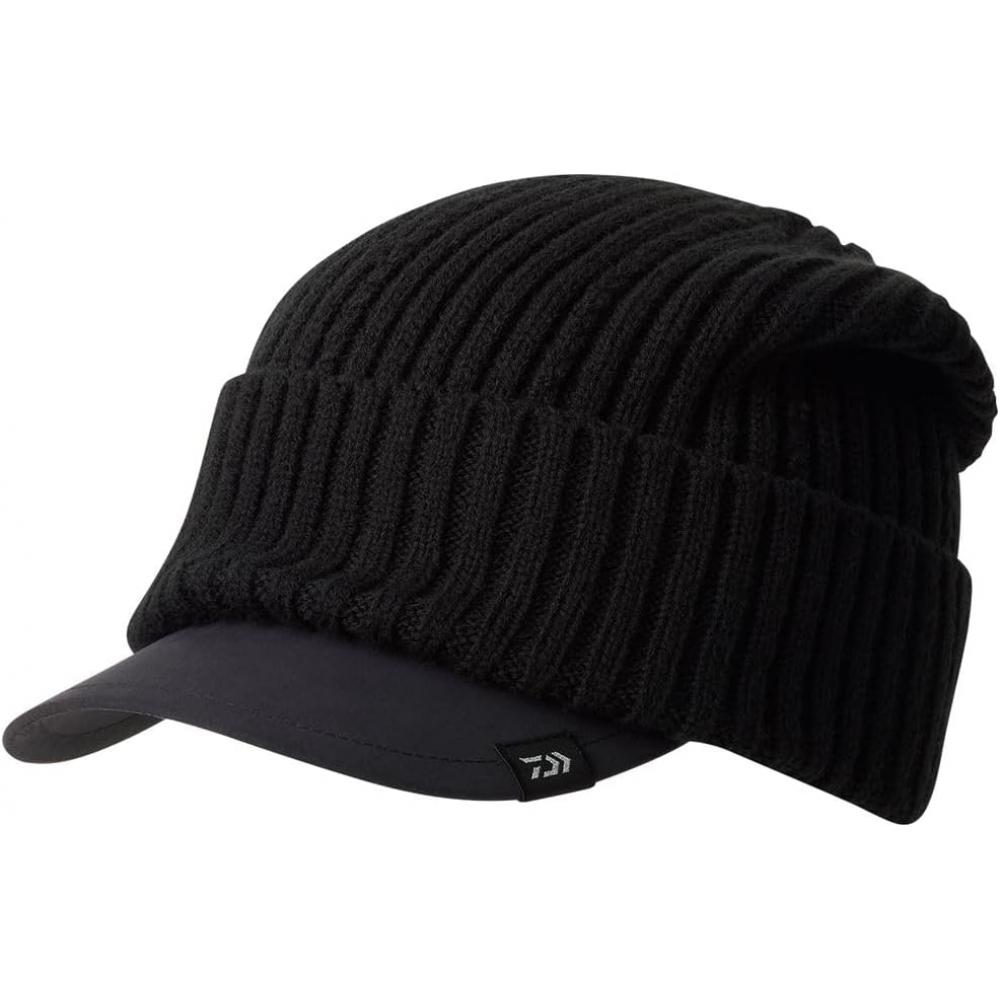 Daiwa  Daiwa  Dc 9324w Brimmed Knit Cap Free Various  2024 Model  Black