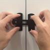 Metal Security Door Latch - Sturdy Heavy-Duty Lock for Barn & Sliding Doors, Anti-Theft Protection, Industrial Strength Hardware,