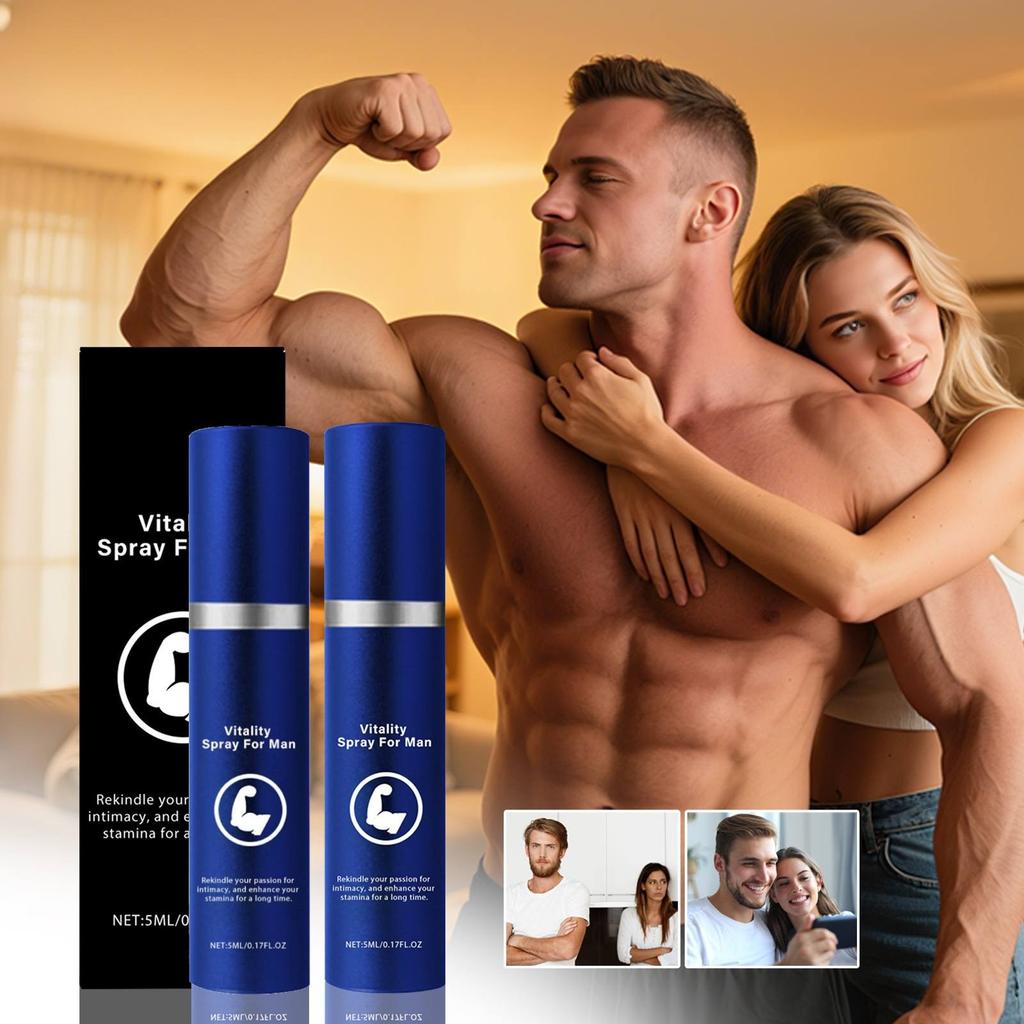 Men's Erectile Boosting Spray, Men's Vitality Boosting Spray, Long-lasting Care Spray For Men,5ml