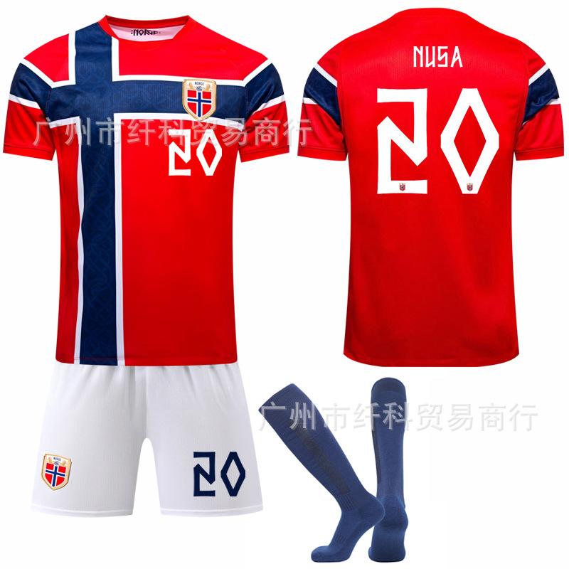 2026 Meijiamo No. 9 Harland Football Jersey 10 Erdgaard Norway Home World Cup New Red Jersey