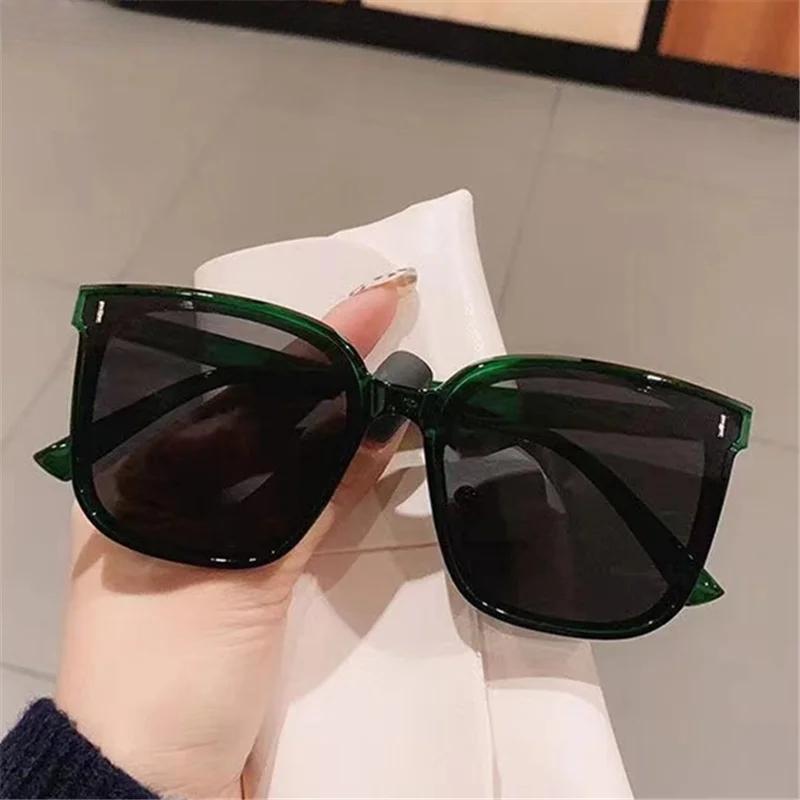 Retro Polarized Sunglasses Men Women Popular Square Sun Glasses Ladies Black Eyeglasses Driver Goggles UV400 Mirror