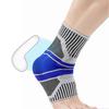 Ankle Brace with Silicone Gel Padding, Adjustable Ankle Support for Sprain Protection & Recovery, Unisex Sports Ankle Sleeve