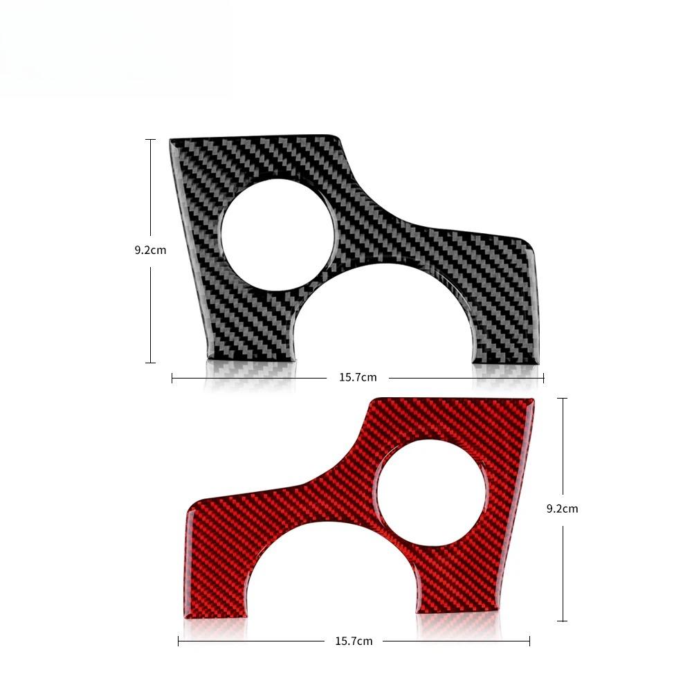 3D Carbon Fiber Headlight Switch Hole Cover Sticker for Porsche Panamera 2010-2016