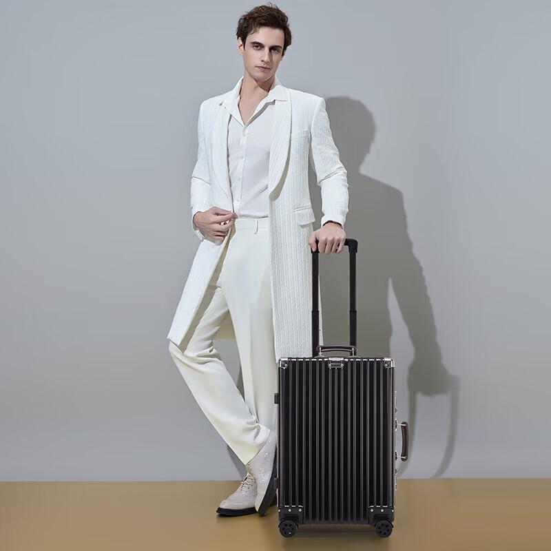 BATANUV Retro 24-inch Aluminum Magnesium Luggage